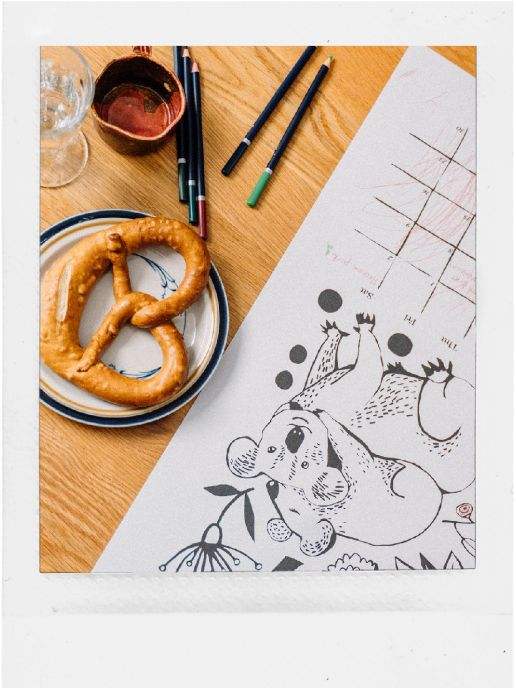 Family Coloring Calendar
